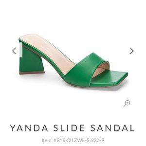 CHINESE LAUNDRY HIGH HEEL SLIDE SANDAL